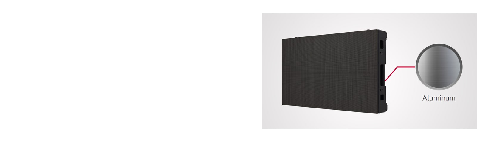 The frame of LSBE is composed of aluminum.