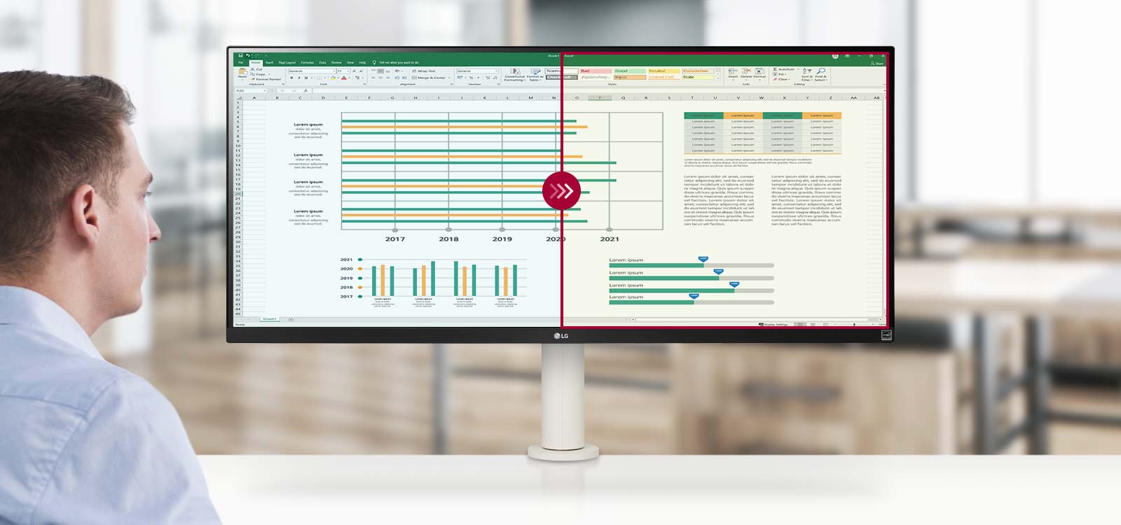 Reader Mode creates a screen with a color temperature similar to paper.