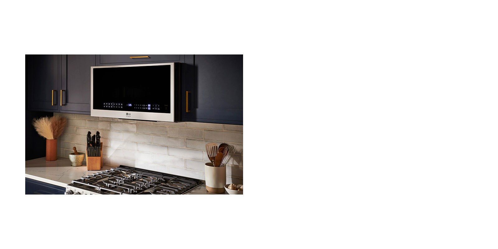 LG STUDIO 1.7 cu. ft. OvertheRange Convection Microwave Oven with Air