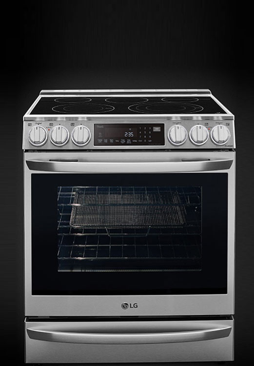 LG LSEL6337F 6.3 cu ft. Smart wifi Enabled ProBake Convection