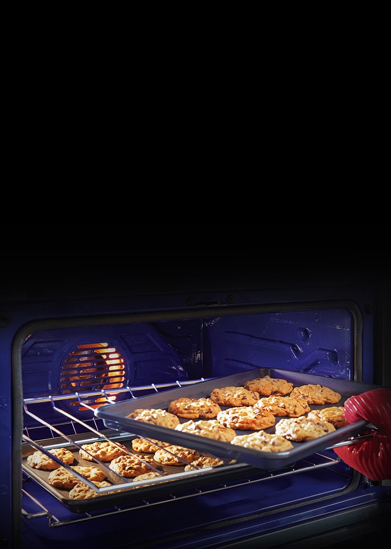 lg black stainless electric stove