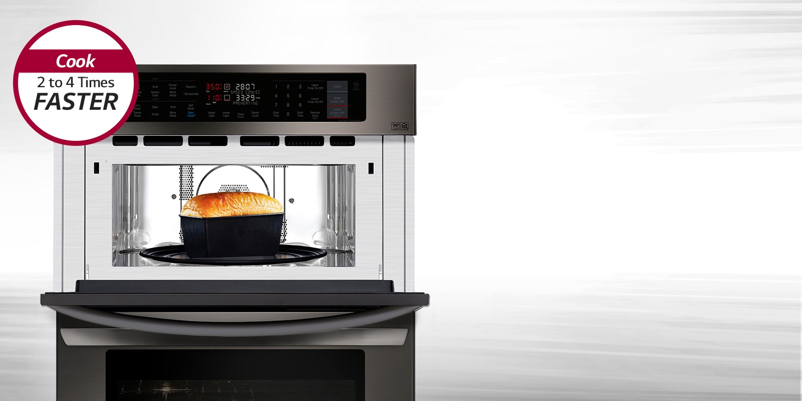 LG’s new TurboCook™ Speed Oven1