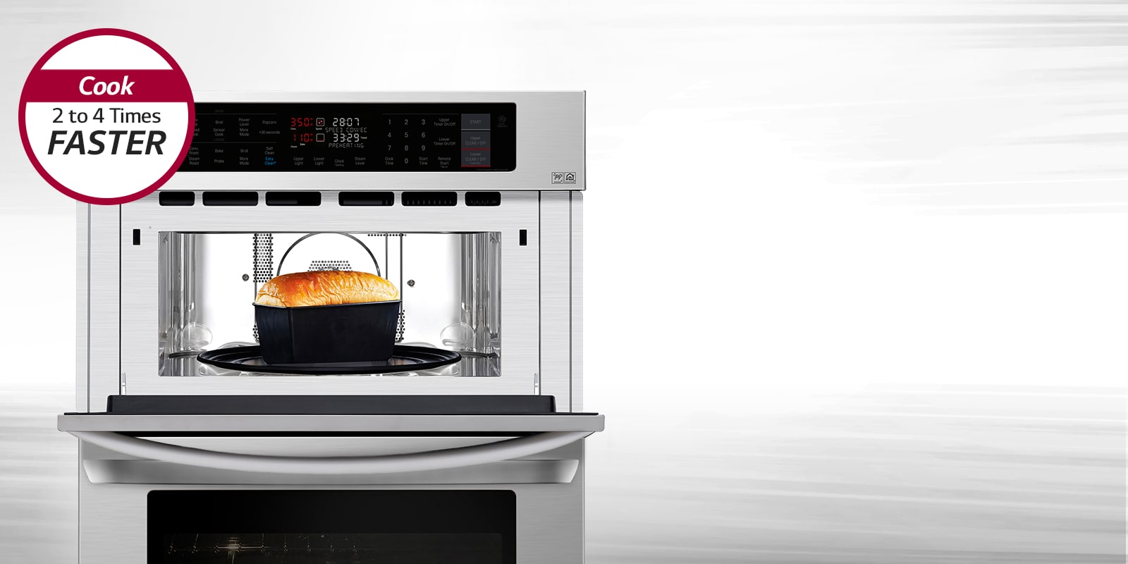 LG’s new TurboCook™ Speed Oven1