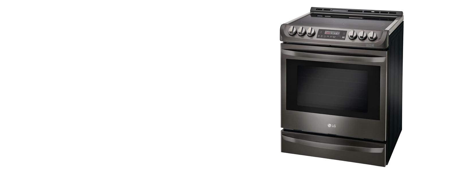 LG LSE4613BD Black Stainless Steel Electric Slidein Range LG USA