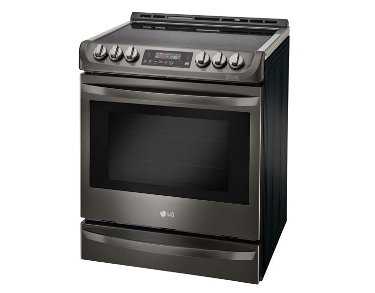 LG LSE4613BD Black Stainless Steel Electric Slidein Range LG USA