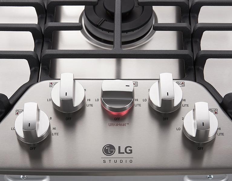 LG LSCG367ST LG STUDIO 36 Inch Gas Cooktop LG USA