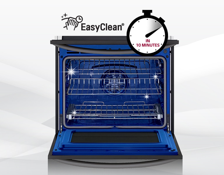 10 Minutes. 1 Spotless Oven.2