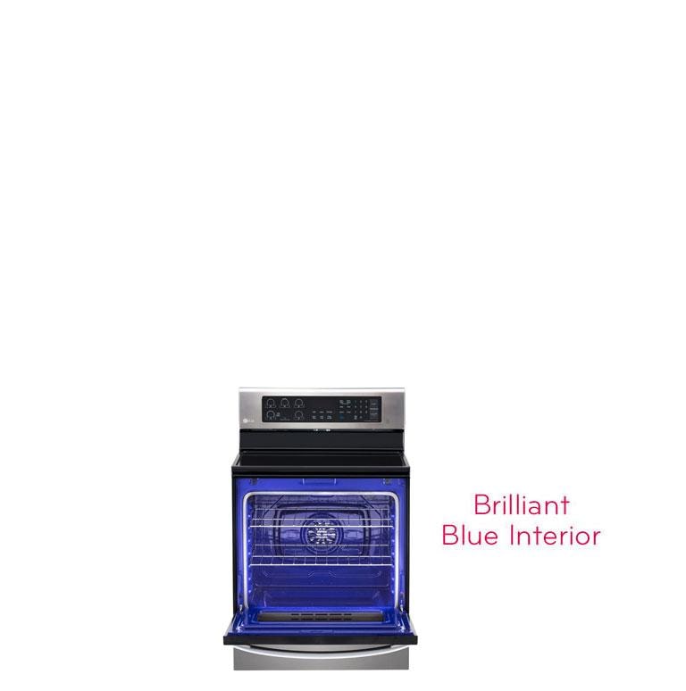 Lg lre3060st 6.3 cu ft electric single oven range with easyclean hotsell