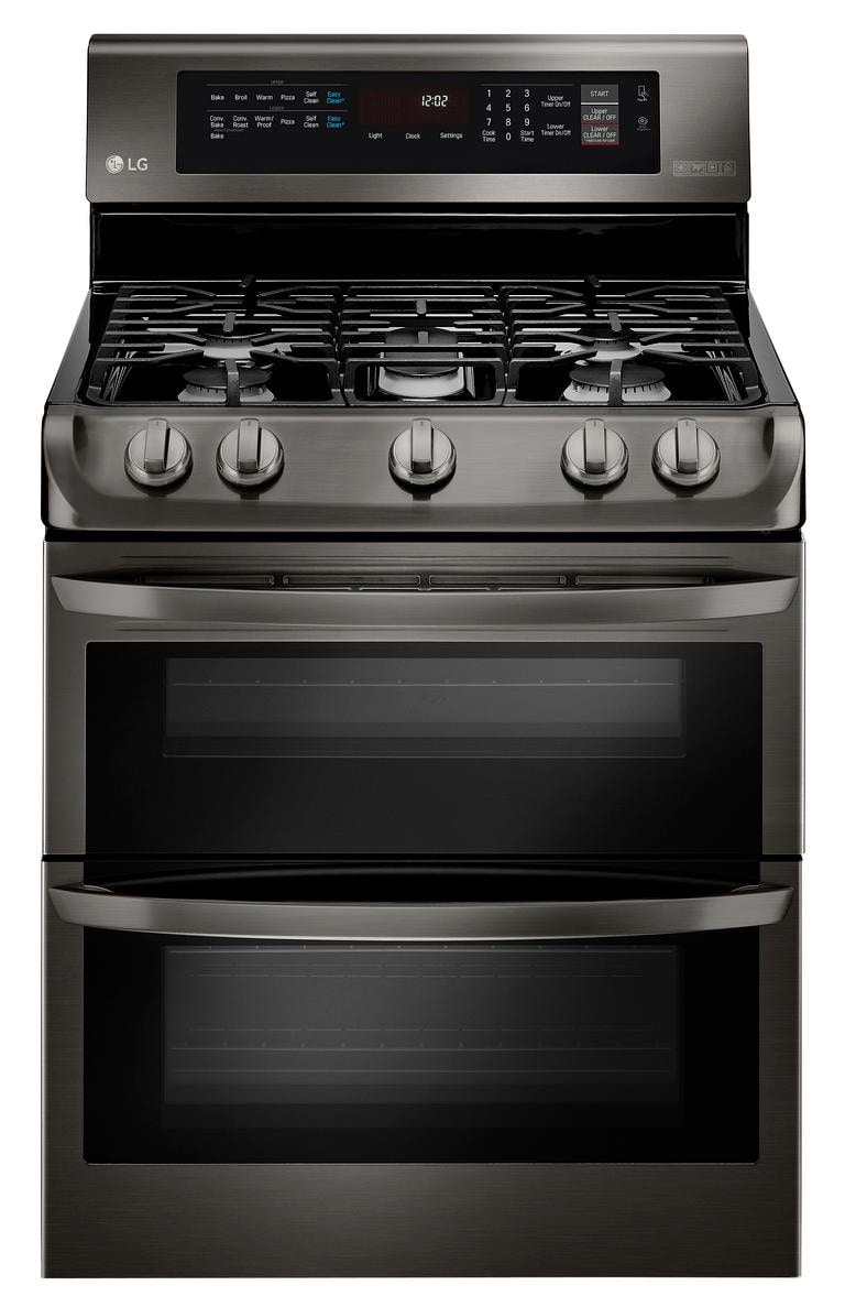 lg double oven stove