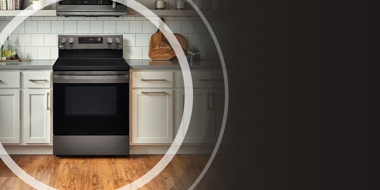 LG LREL6325F 6.3 cu. ft. Electric Single Smart Oven Range with AirFry