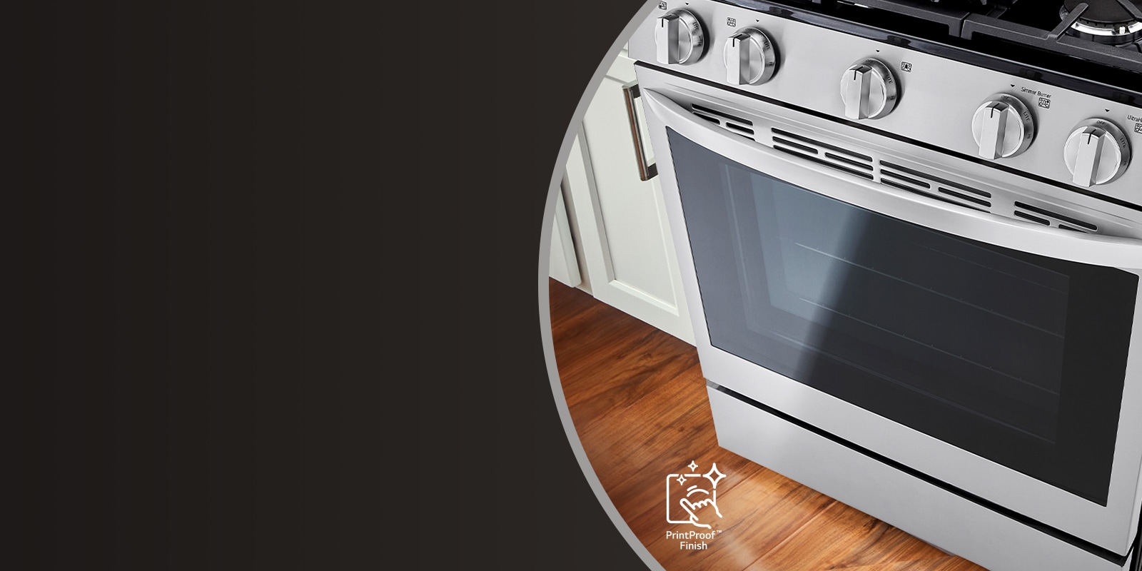 LG LRGL5825D: 5.8 cu. ft. Gas Single Smart Oven Range with AirFry True