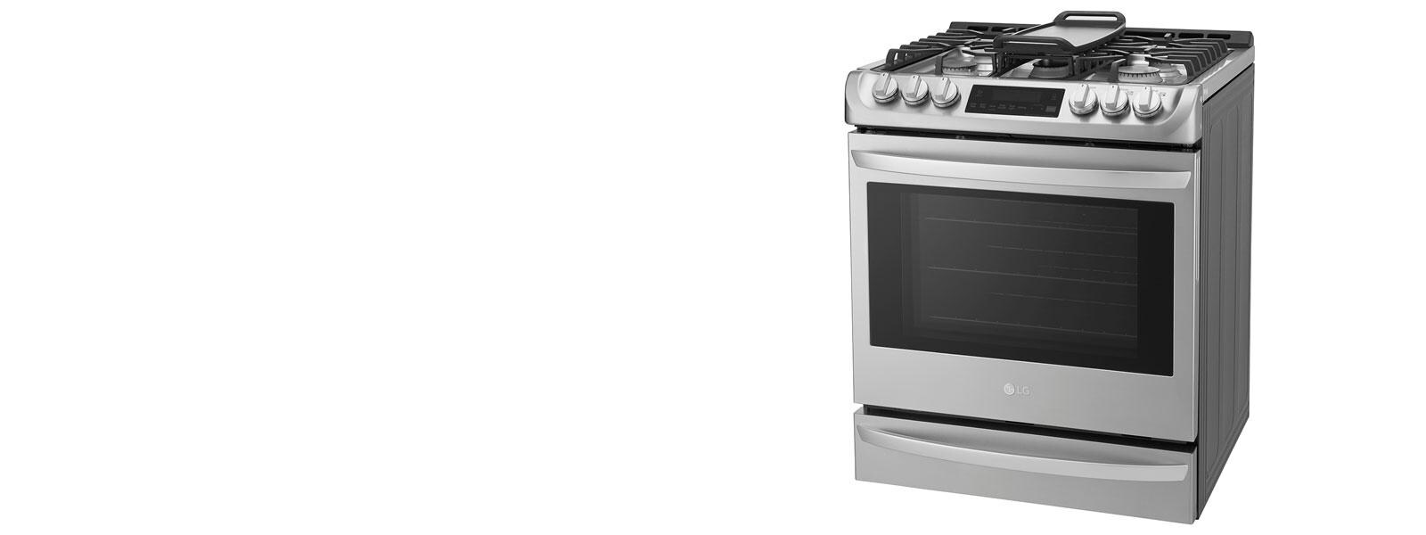 LG 6.3 cu. ft. Gas Single Oven Slidein Range with ProBake Convection