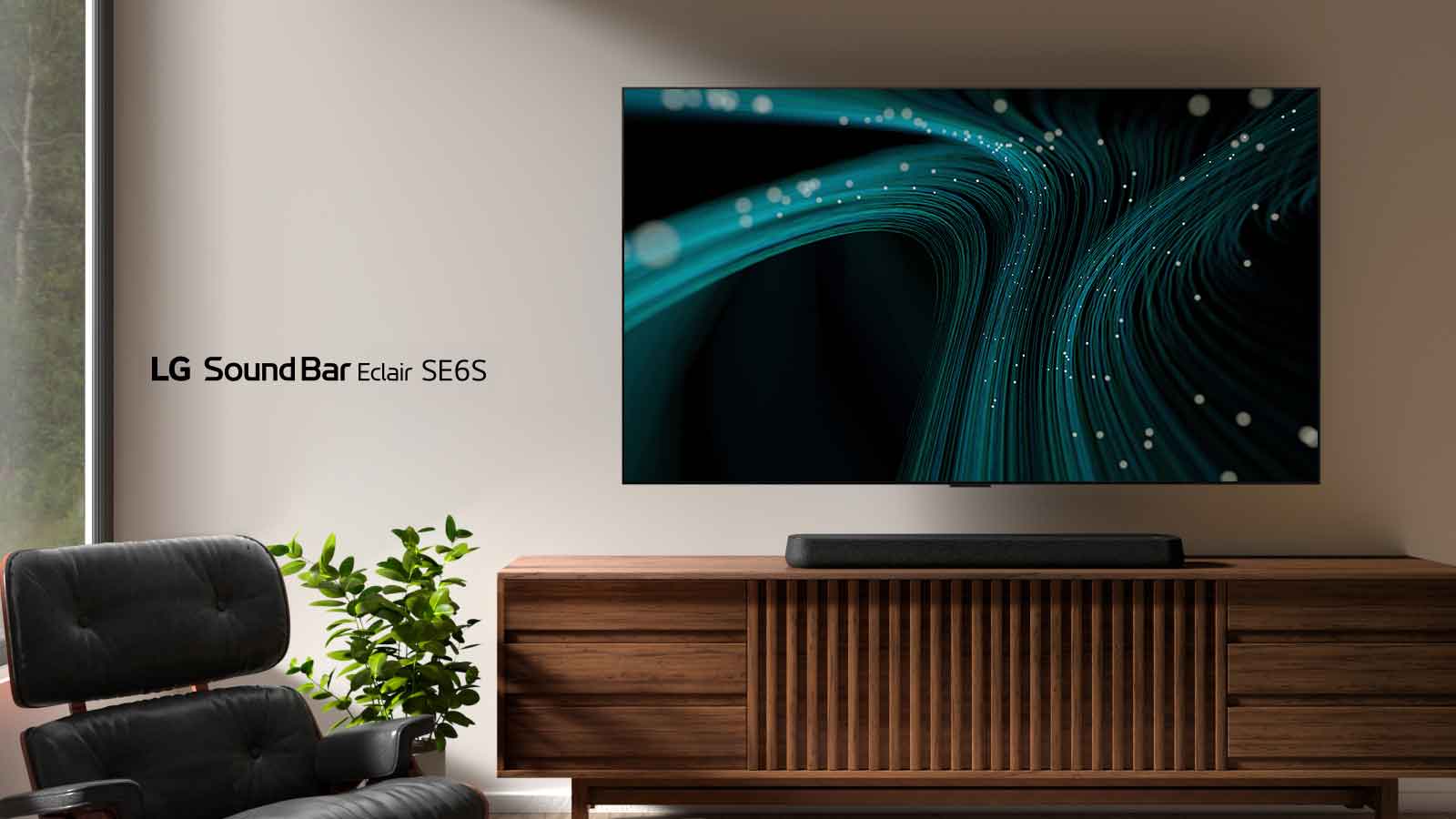 LG Eclair SE6 Smart Sound Bar with Dolby Atmos® and Apple Airplay 2