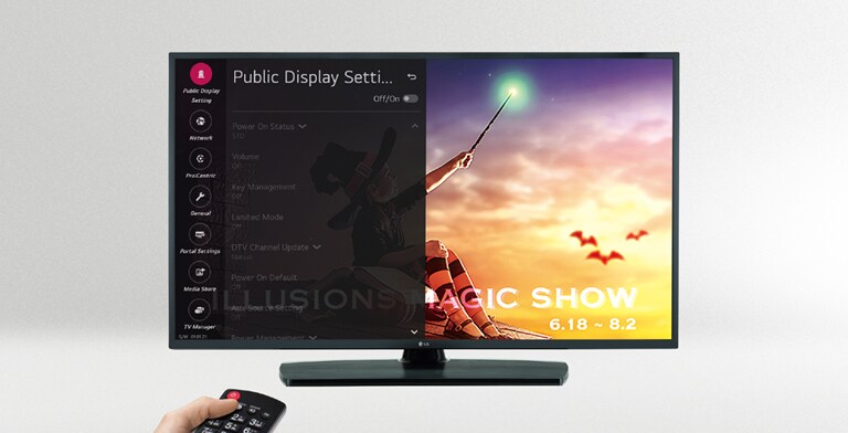 55'' UM670H Series 4K UHD Pro:Centric® SMART Hotel TV