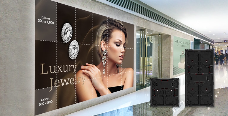 2.97mm Versatile Series Indoor LED two cabinet options