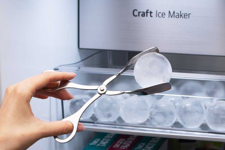 LG 23 cu. Ft. SideBySide CounterDepth InstaView® Refrigerator with Craft Ice™ (LRSOC2306D