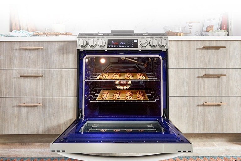LG 6.3 cu ft. Smart WiFi Enabled ProBake Convection® InstaView™ Gas
