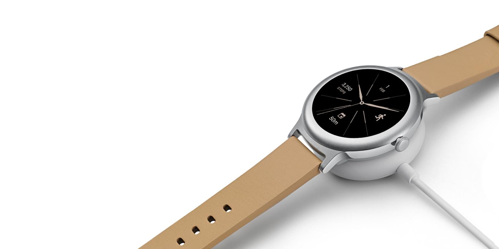 lg watch style not charging
