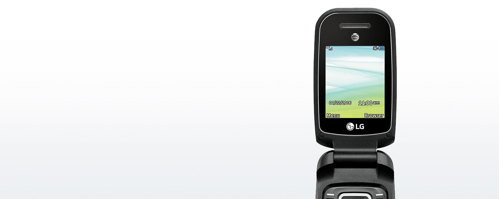 LG B470 Basic Flip Phone Prepaid Go Phone AT&T LG USA