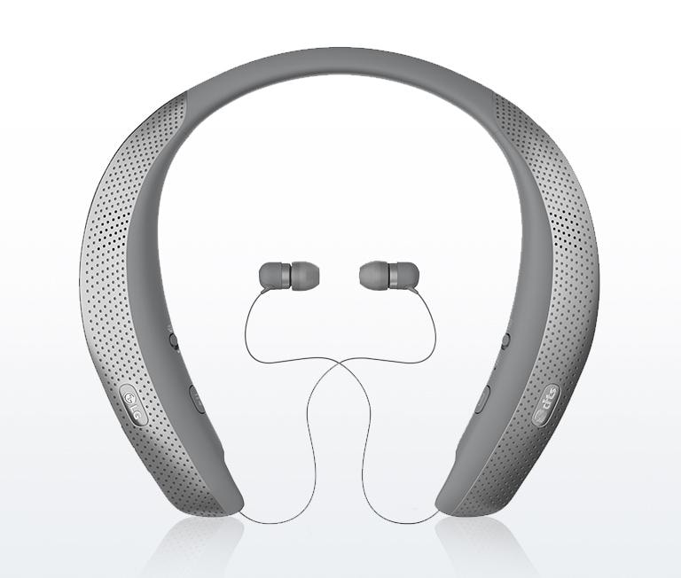 lg tone active with external speakers