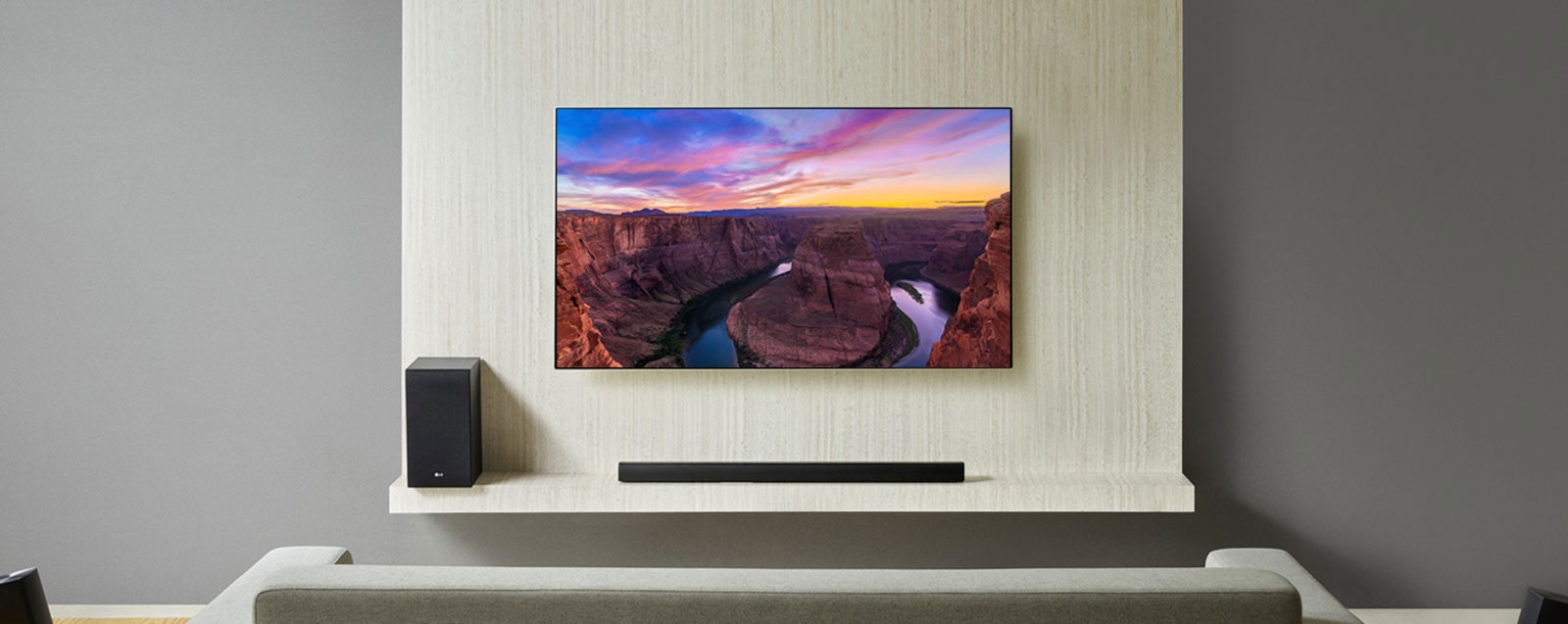 lg sj4r 4.1 channel soundbar surround system with wireless surround sound speakers