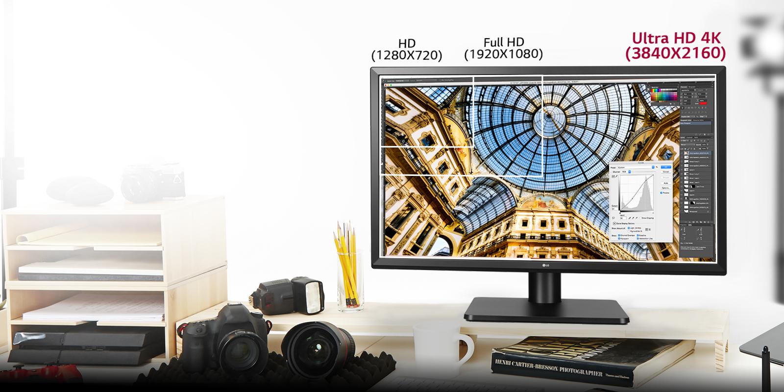 LG 27UD58P-B: 27'' Class 4K UHD IPS LED Monitor (27'' Diagonal