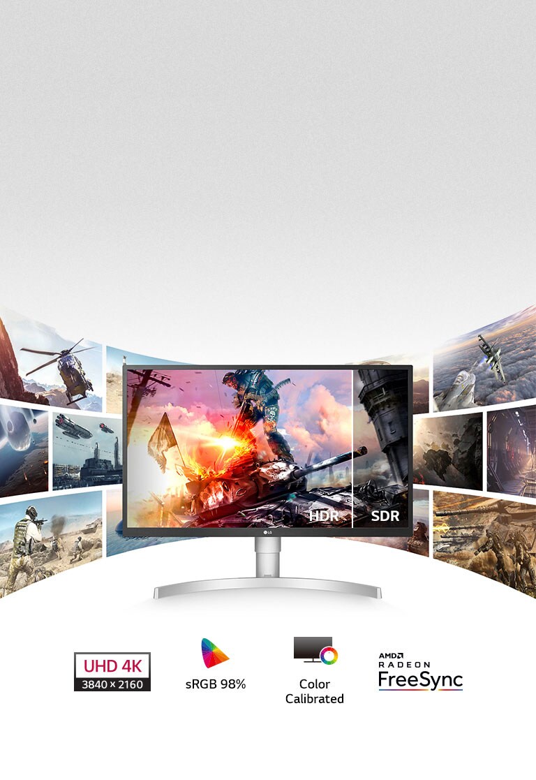 LG 27” Class 4K UHD IPS LED HDR Monitor with Ergonomic Stand (27 LG 27” Class 4K UHD IPS LED HDR Monitor with Ergonomic Stand (27