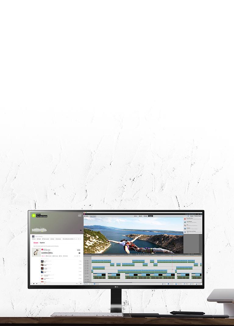 LG 29UM59A-P: 29'' Class 21:9 UltraWide® Full HD IPS LED Monitor 