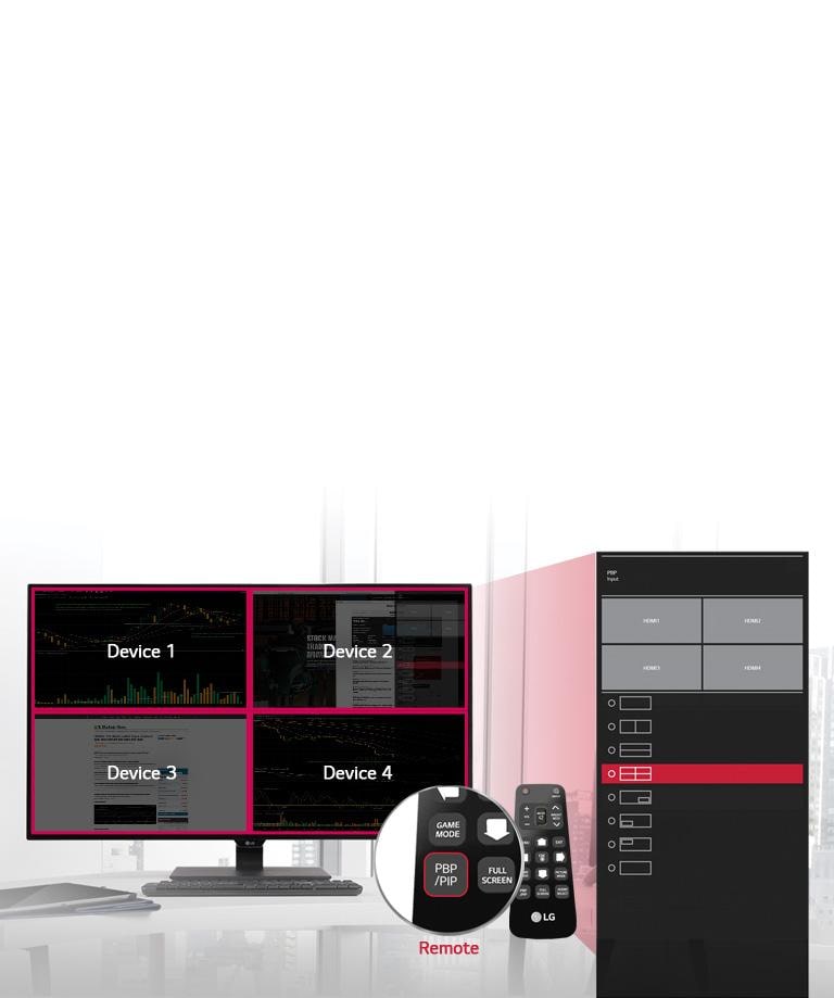 Adjust Display Settings With Remote