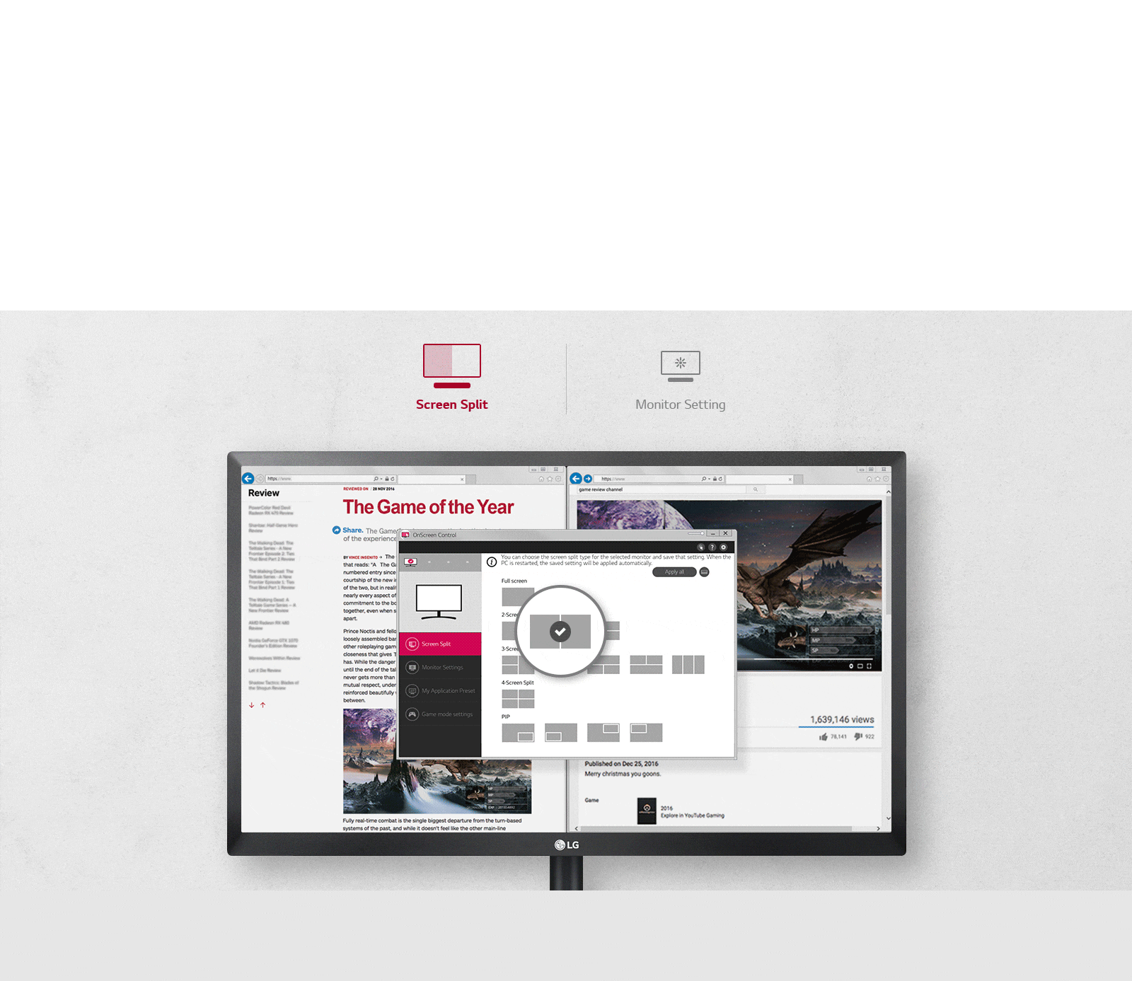 LG 32ML600MB 32” Class Full HD IPS LED Monitor with HDR 10 (32