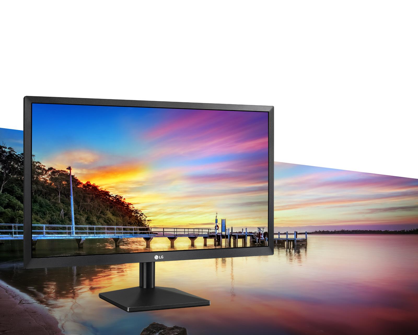 LG Electrónica Monitor LCD de pantalla de 24 pulgadas (24BK400H-B)