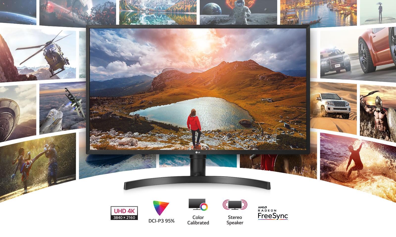 Lg 32uk550 B 32 Class 4k Uhd Monitor With Radeon Freesync Technology 31 5 Diagonal