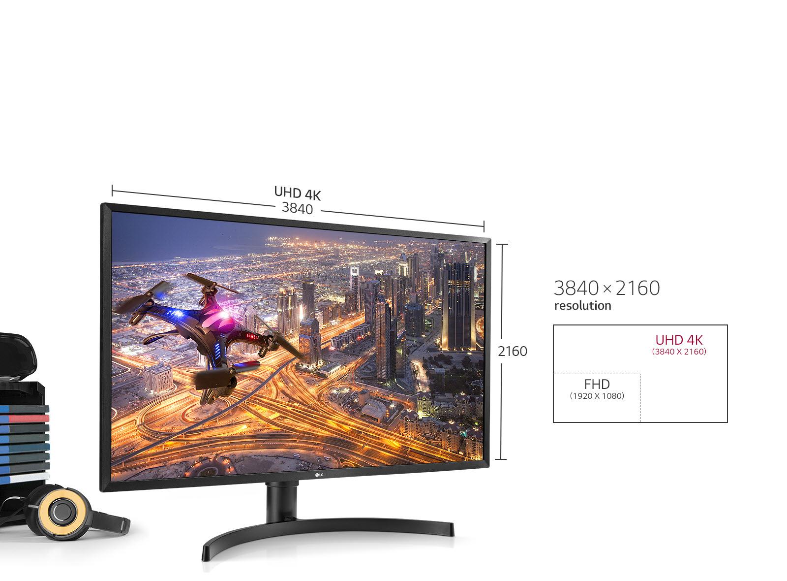 Lg 32uk550 B 32 Class 4k Uhd Monitor With Radeon Freesync Technology 31 5 Diagonal