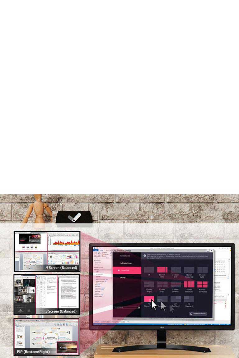 On-Screen Control with Screen Split 2.04