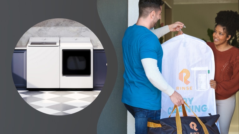 Enjoy $100 in laundry service credits to Rinse with eligible appliances.