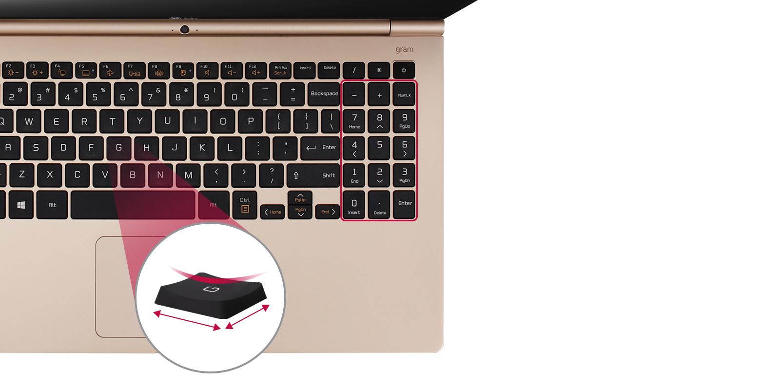 Ergonomic and Numeric Keypad