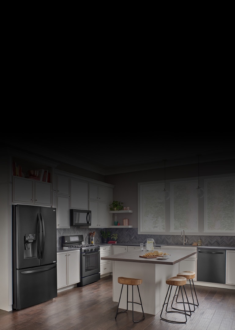 black lg over the range microwave