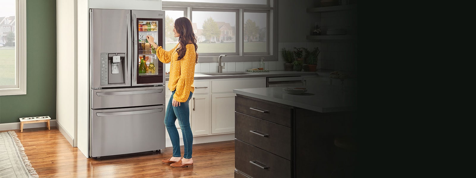 LG InstaView Refrigerators Knock Twice For A New View LG USA