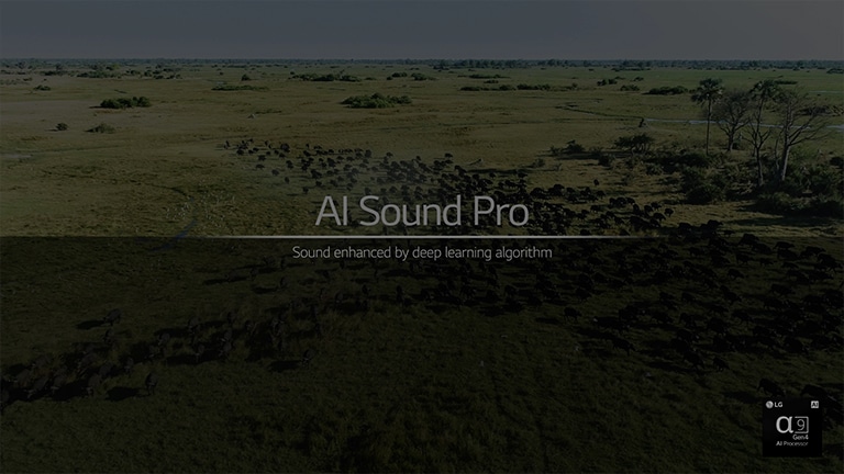 Landscape of nature to show AI Sound Pro for the best tv sound