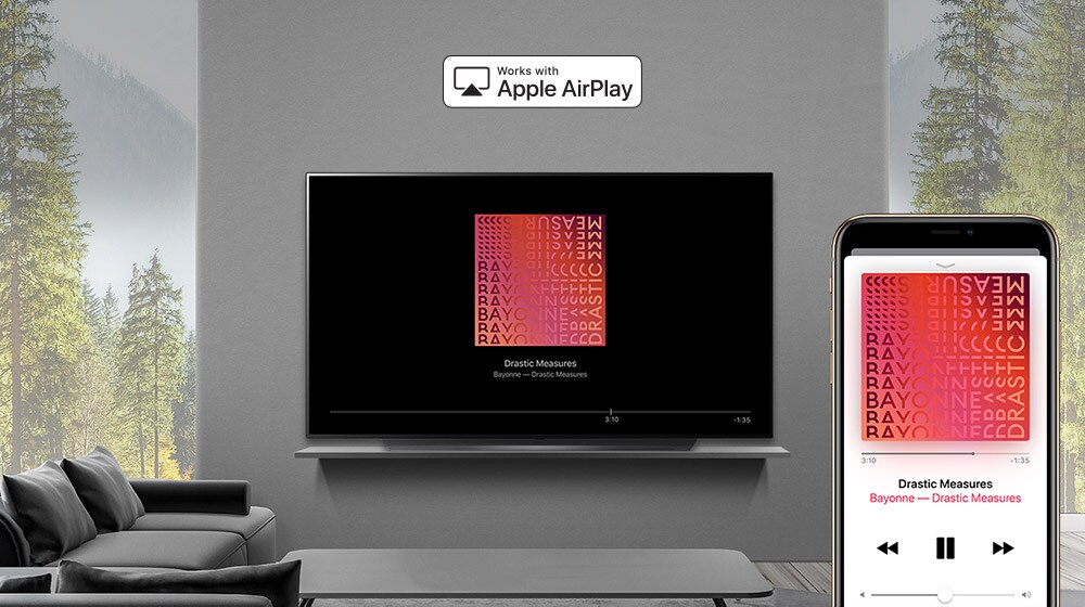 AirPlay Lets You Do It All. Watch. Listen. Share.