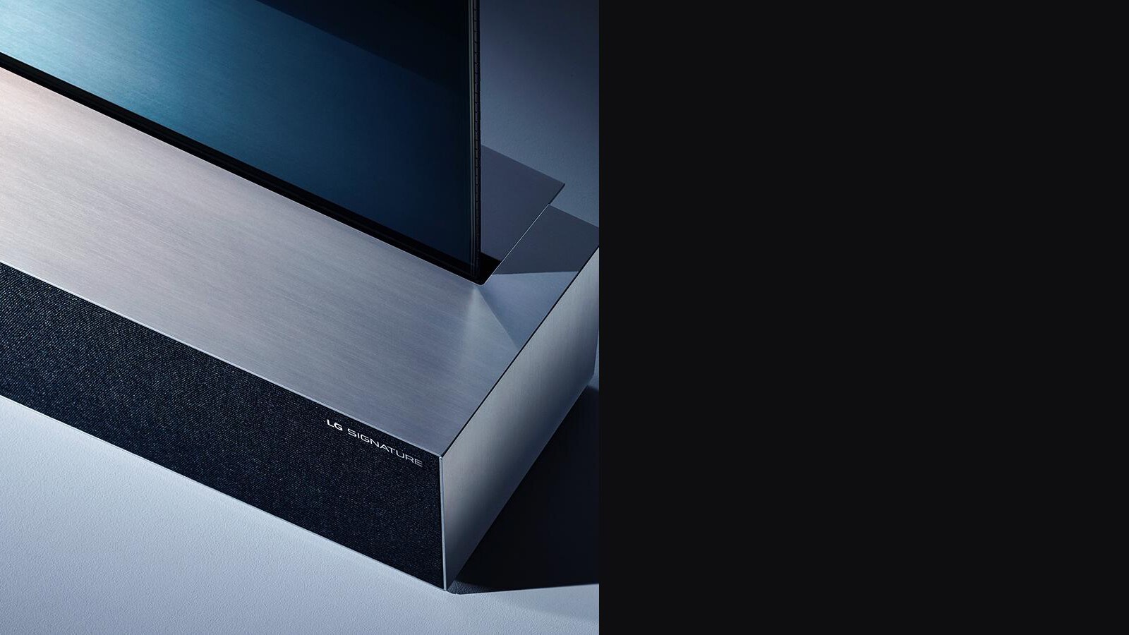 image of corner of TV