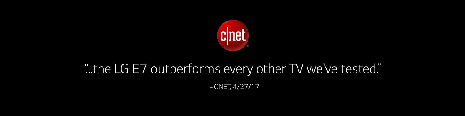 OLED65E7P CNET Review