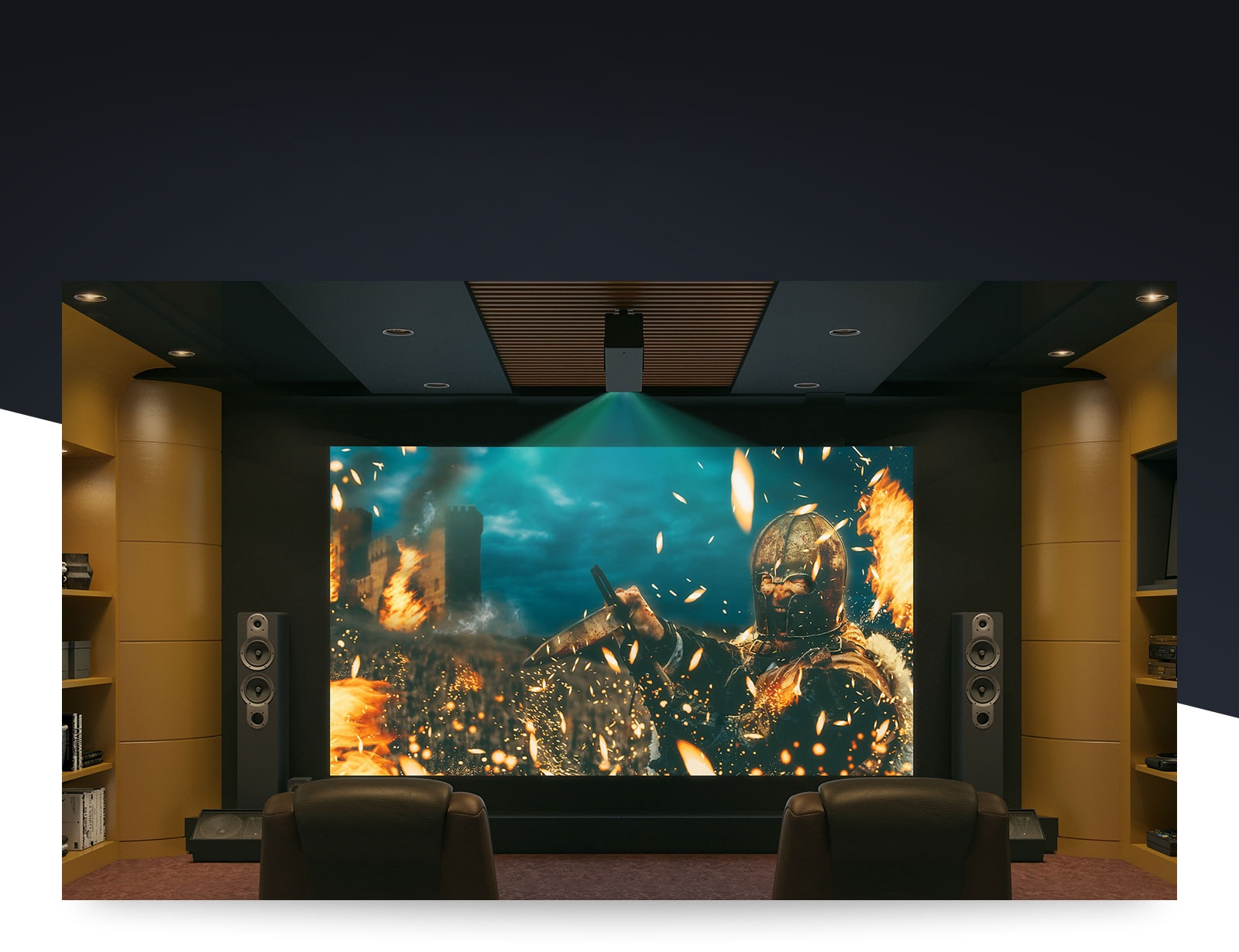 LG HU80KA 4K UHD Laser Smart Home Theater CineBeam Up to 150” screen size HDR 10