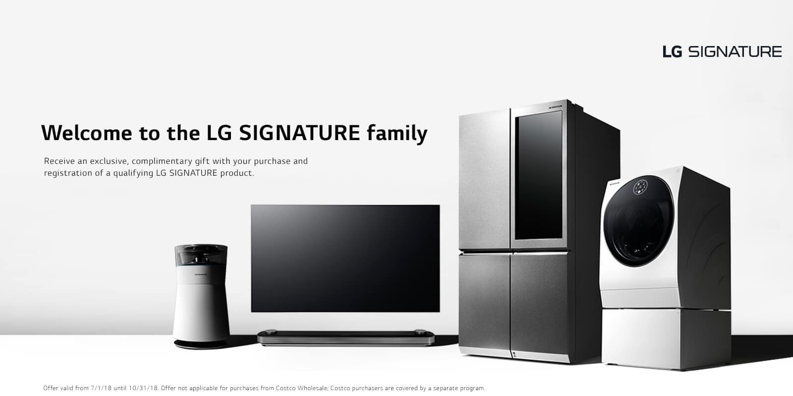 LG SIGNATURE Products: Great Designs Must Be Experienced | LG USA