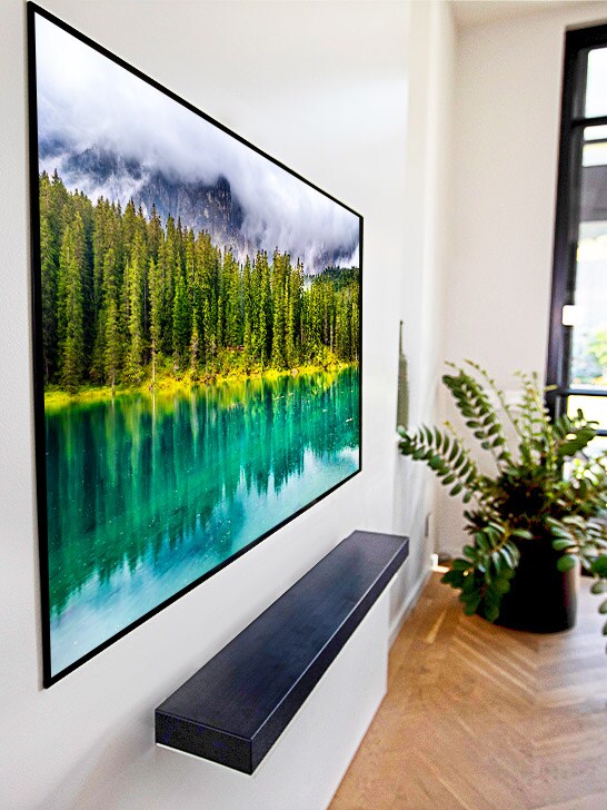 LG WX 65 inch Class Wallpaper 4K Smart OLED TV w/ AI ThinQ