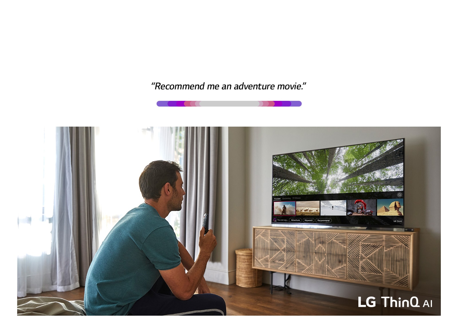 LG Smart TV AI ThinQ HD, Televisor de