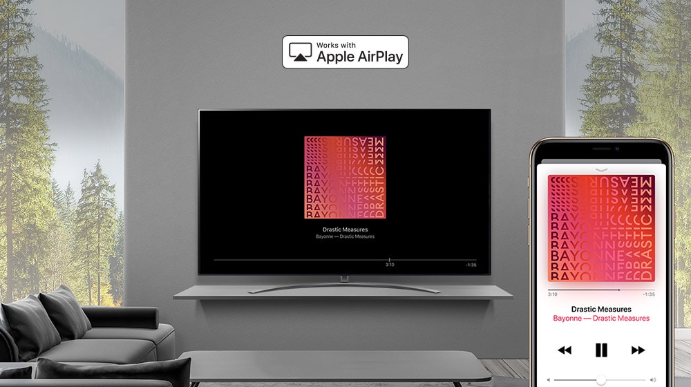 AirPlay Lets You Do It All. Watch. Listen. Share.