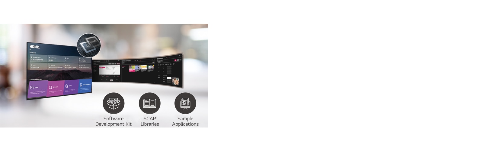 86” UL3J-E UHD Digital Signage with webOS™ 6.0