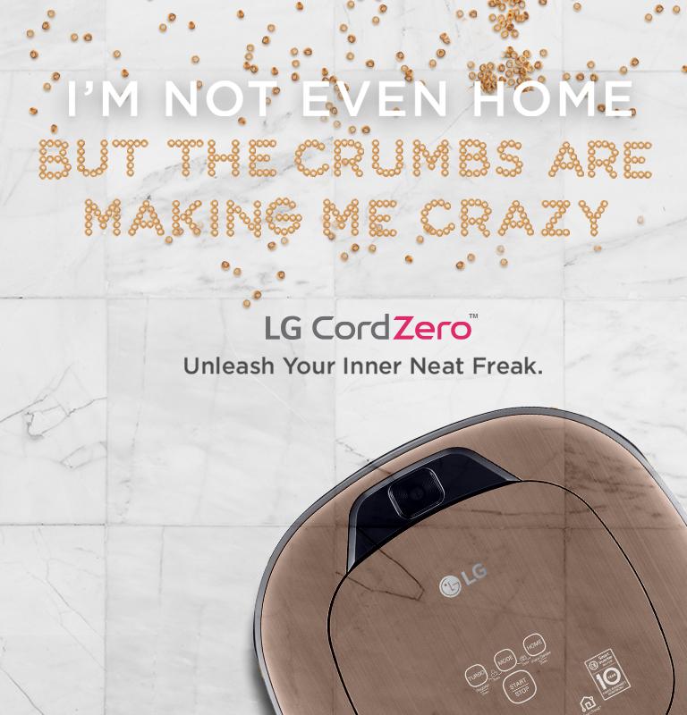 LG CR5765GD HOMBOT™ Turbo+ Robotic Smart wifi Enabled Vacuum LG USA