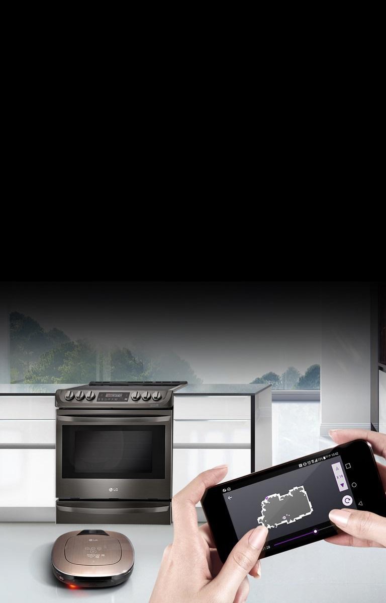 LG CR5765GD HOMBOT™ Turbo+ Robotic Smart wifi Enabled Vacuum LG USA